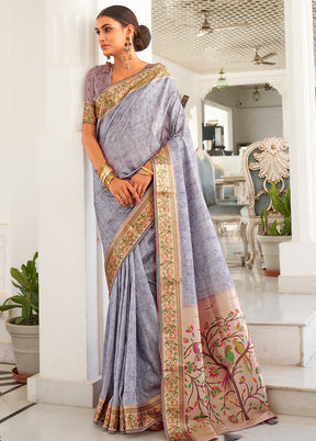 Multicolor Cotton Saree With Blouse Piece