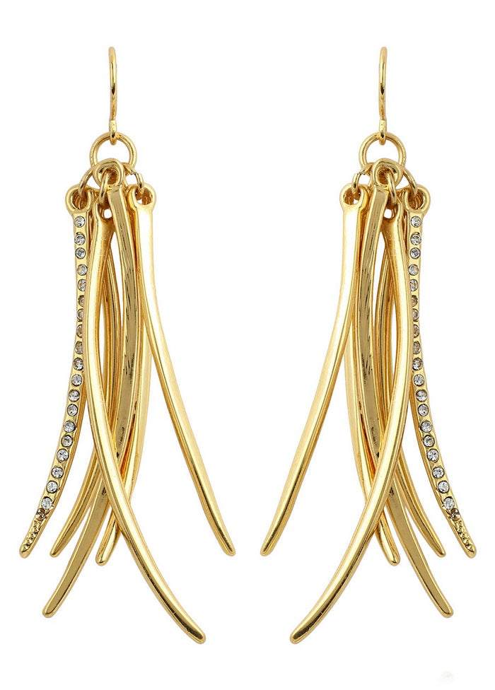 Estelle Metallic Tassel Earrings
