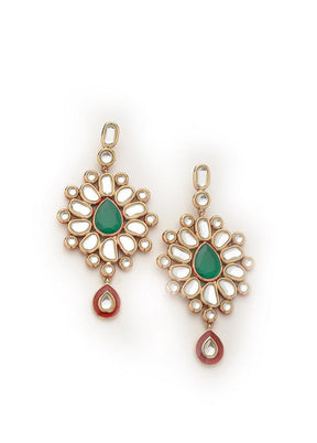 Estelle Polki collection Kundan Pearl Necklace Set