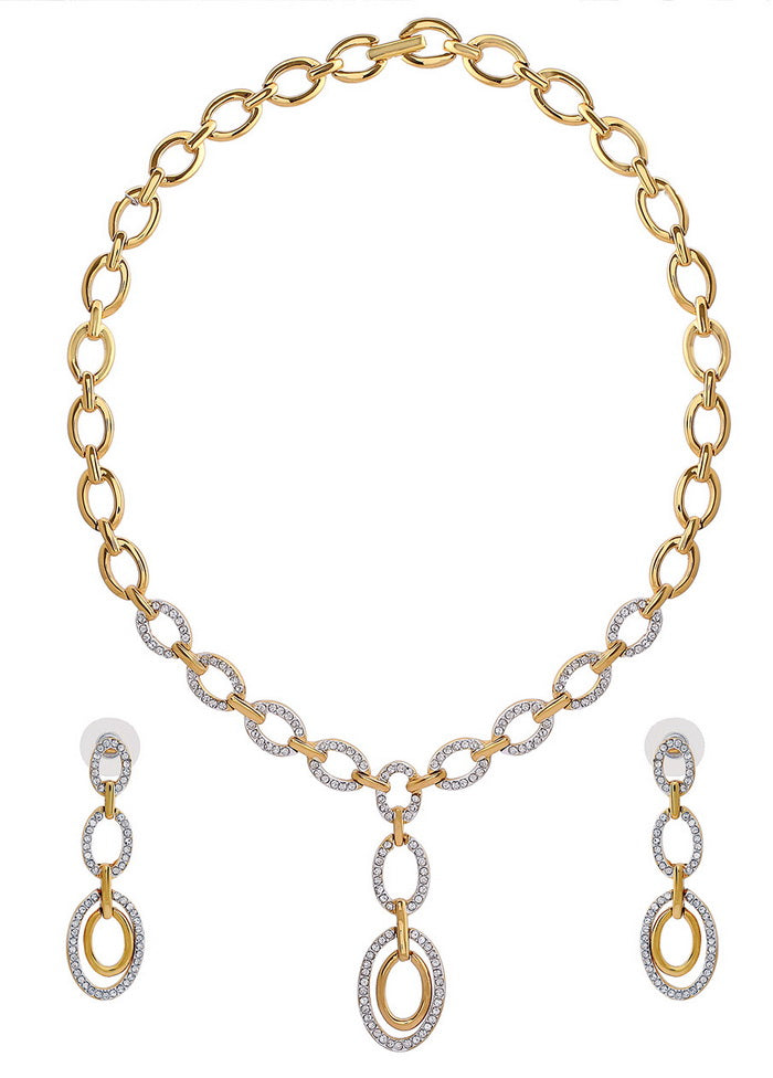 Estelle Stylish Gold plated Modern cleopatra Necklace