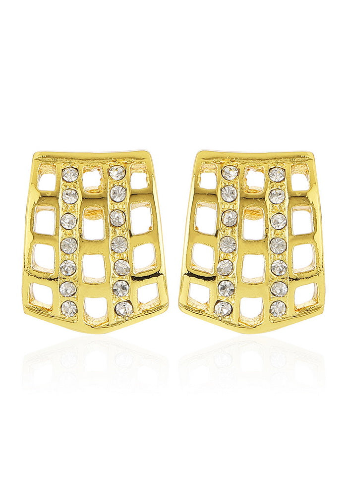 Estelle Gold Tone Plated Casual Stud Earrings