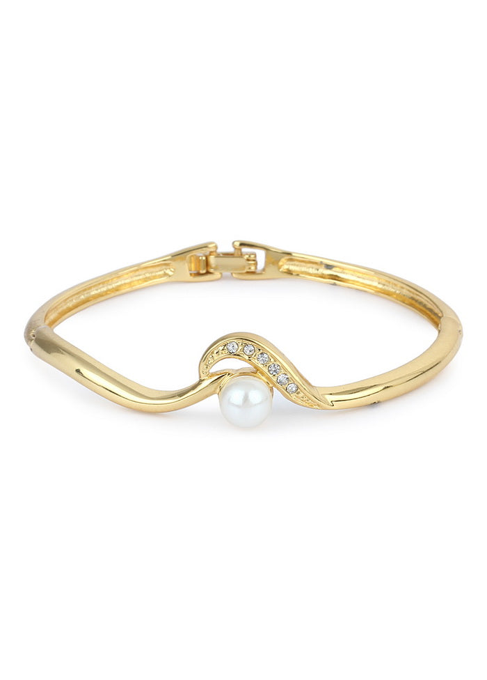 Estelle Gold Plated Pearl Bracelet